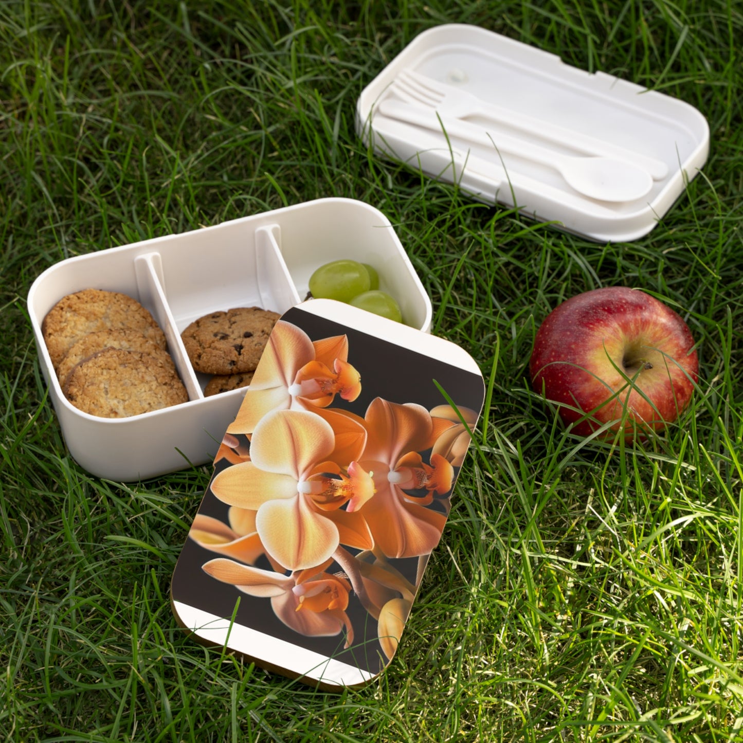 Bento Lunch Box orchid pedals 1