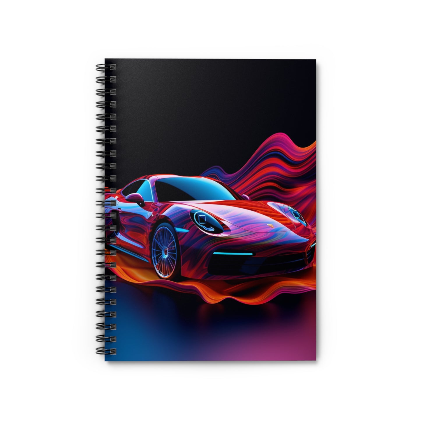 Spiral Notebook - Ruled Line Porsche Water Fusion 4