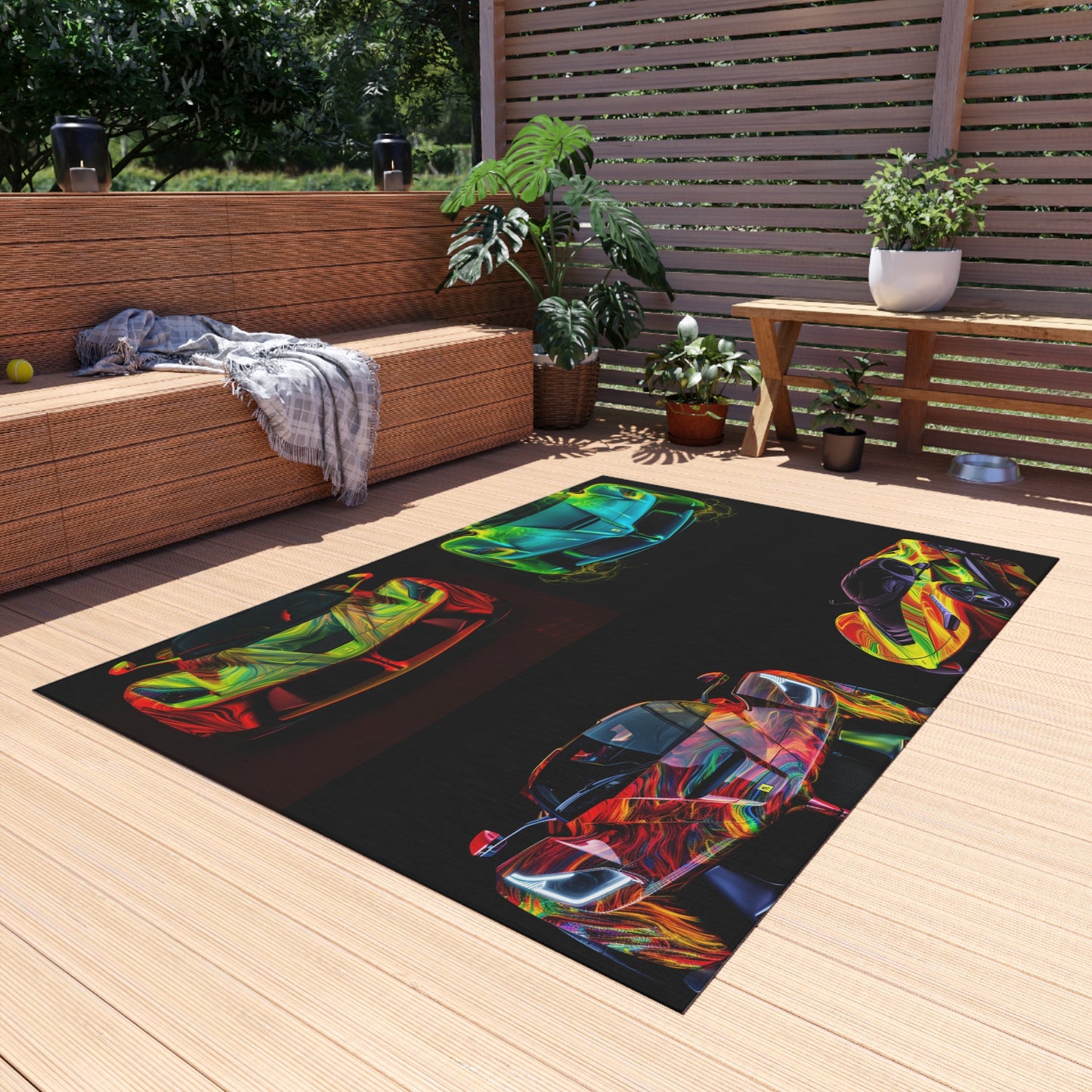 Outdoor Rug  Ferrari Neon 5