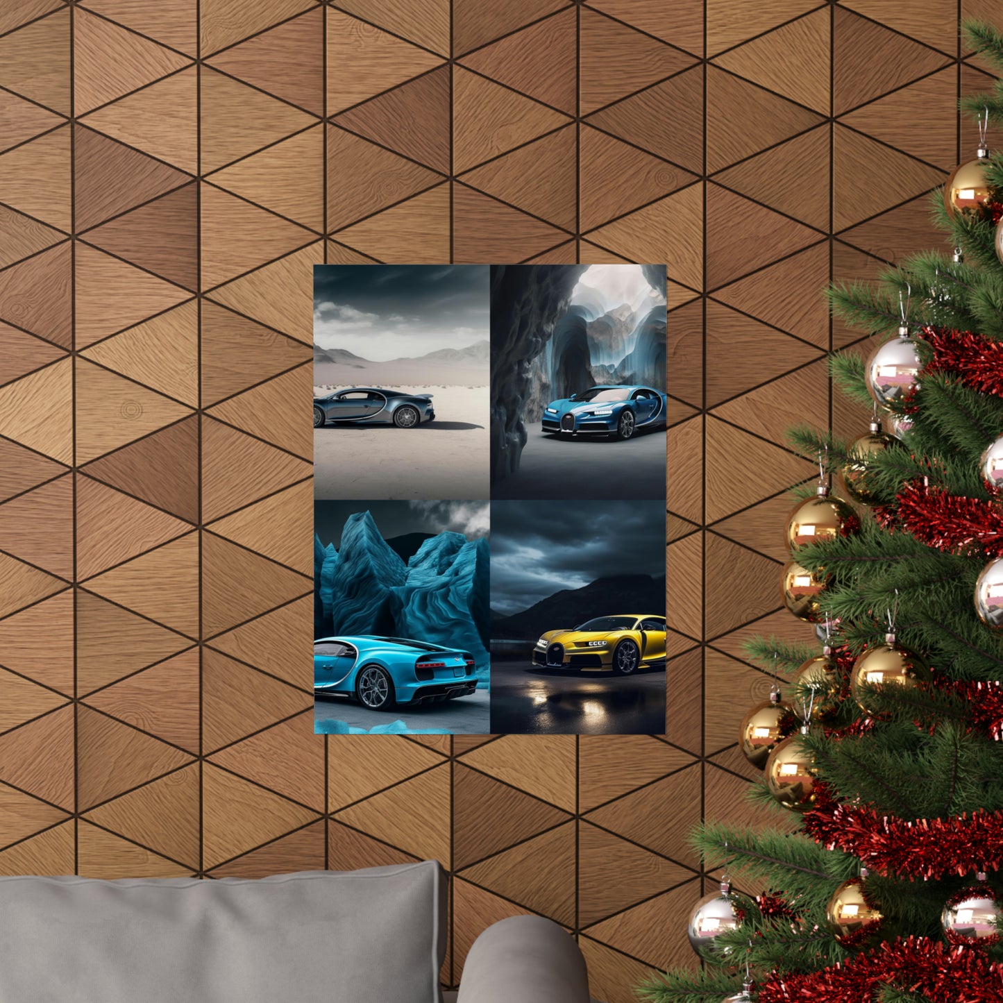 Premium Matte Vertical Posters Bugatti Real Look 5