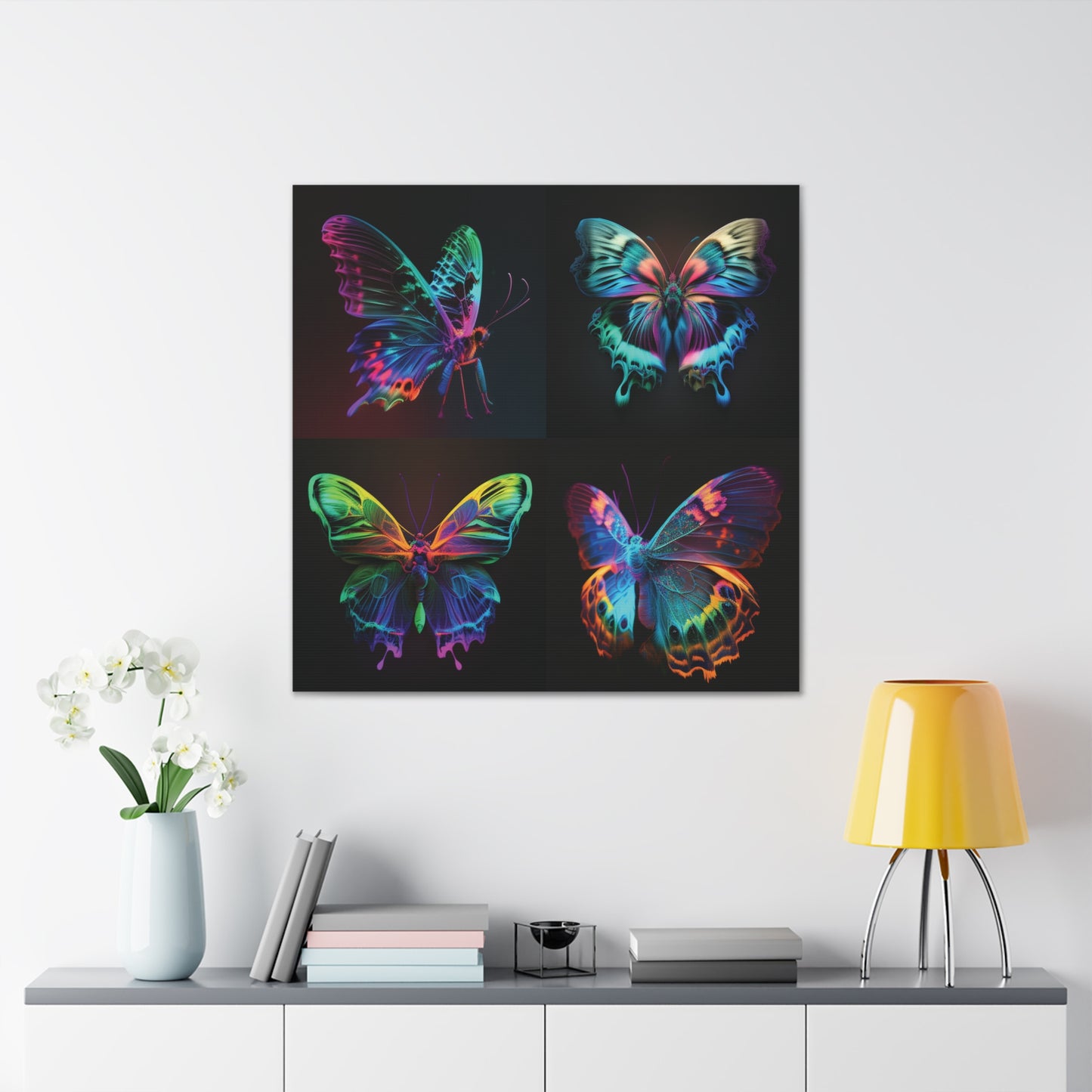 Canvas Gallery Wraps Raw Hyper Color Butterfly 5