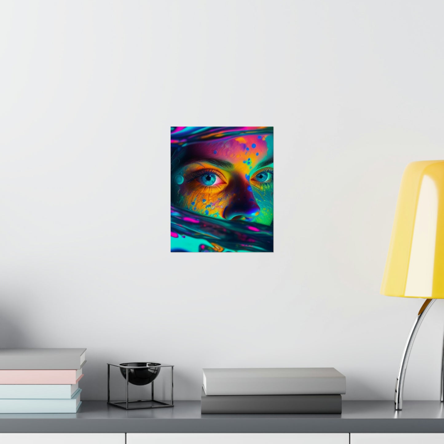 Premium Matte Vertical Posters Florescent Glow 3