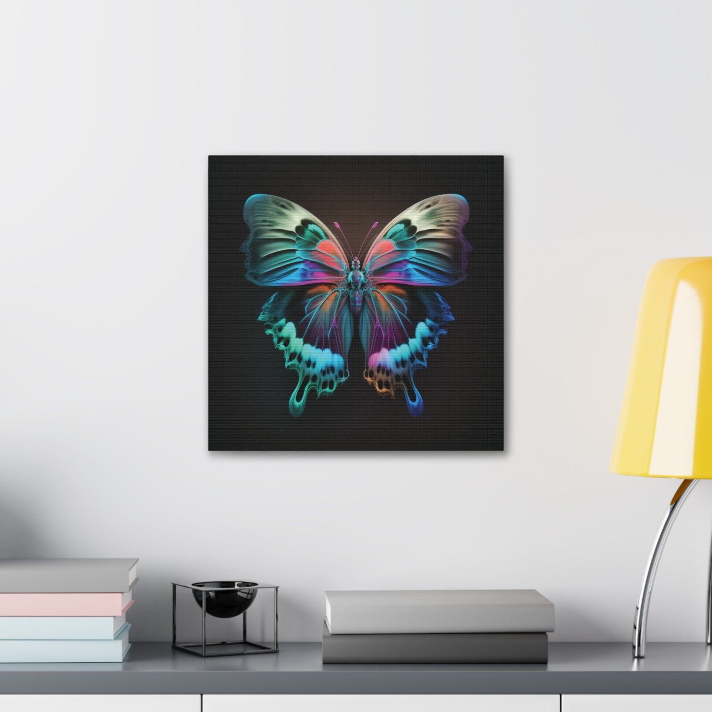 Canvas Gallery Wraps Raw Hyper Color Butterfly 2