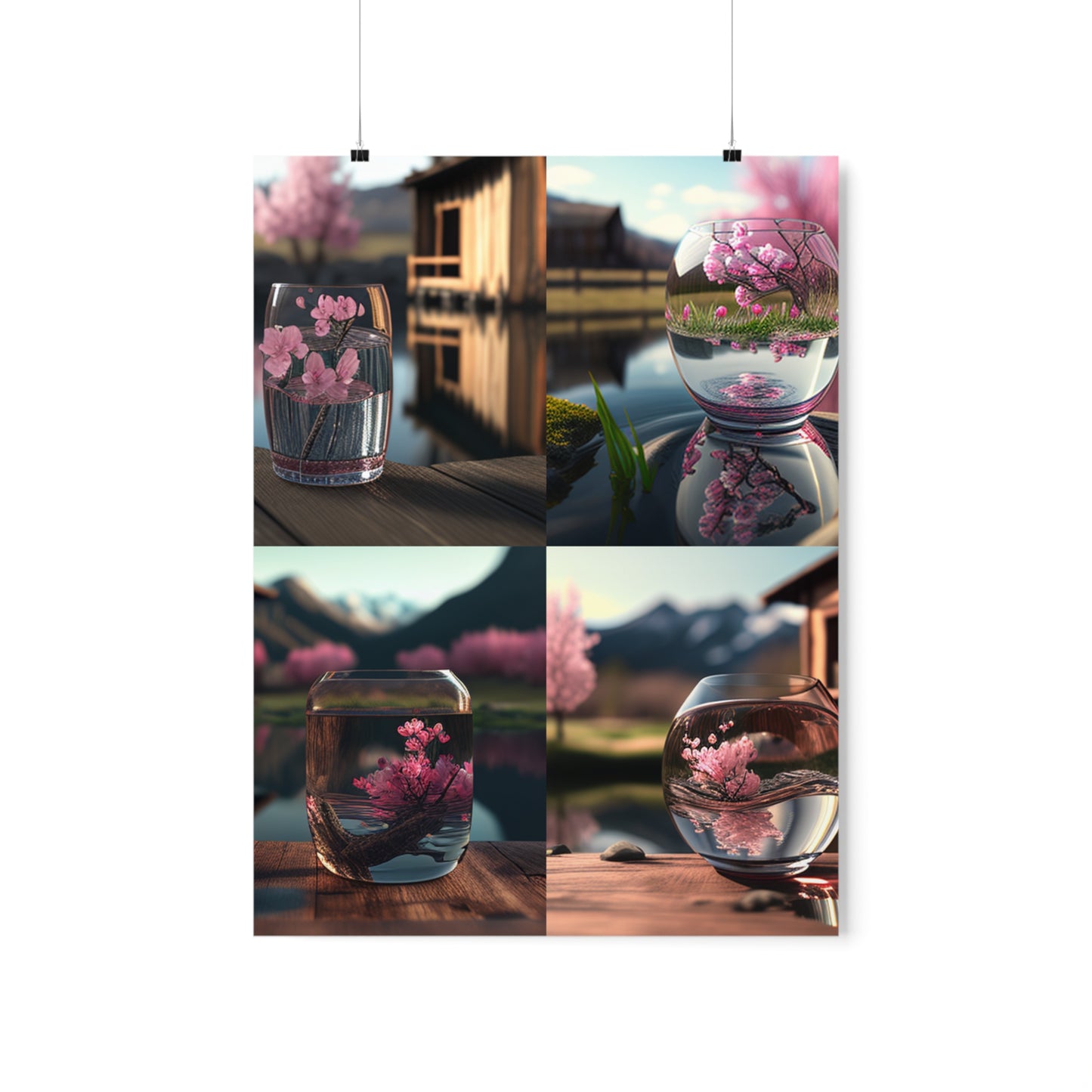 Premium Matte Vertical Posters Cherry Blossom 5