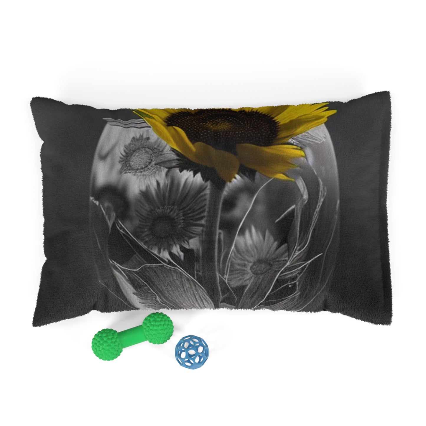 Pet Bed Yellw Sunflower in a vase 1