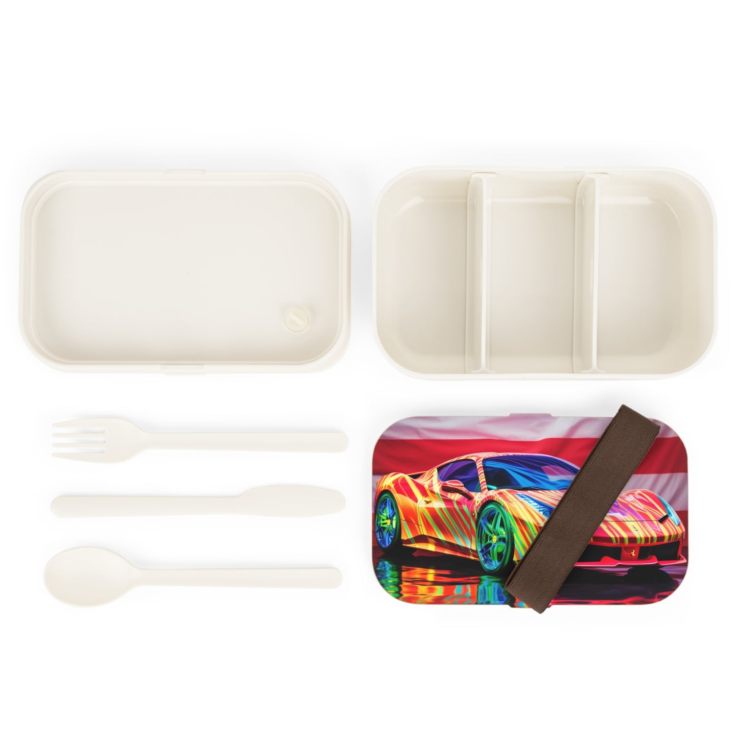 Bento Lunch Box Hyper Colorfull Ferrari 4