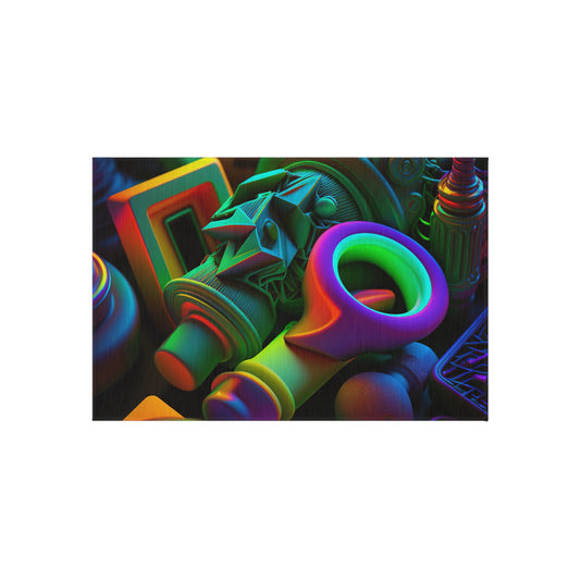 Outdoor Rug Neon Glow 2