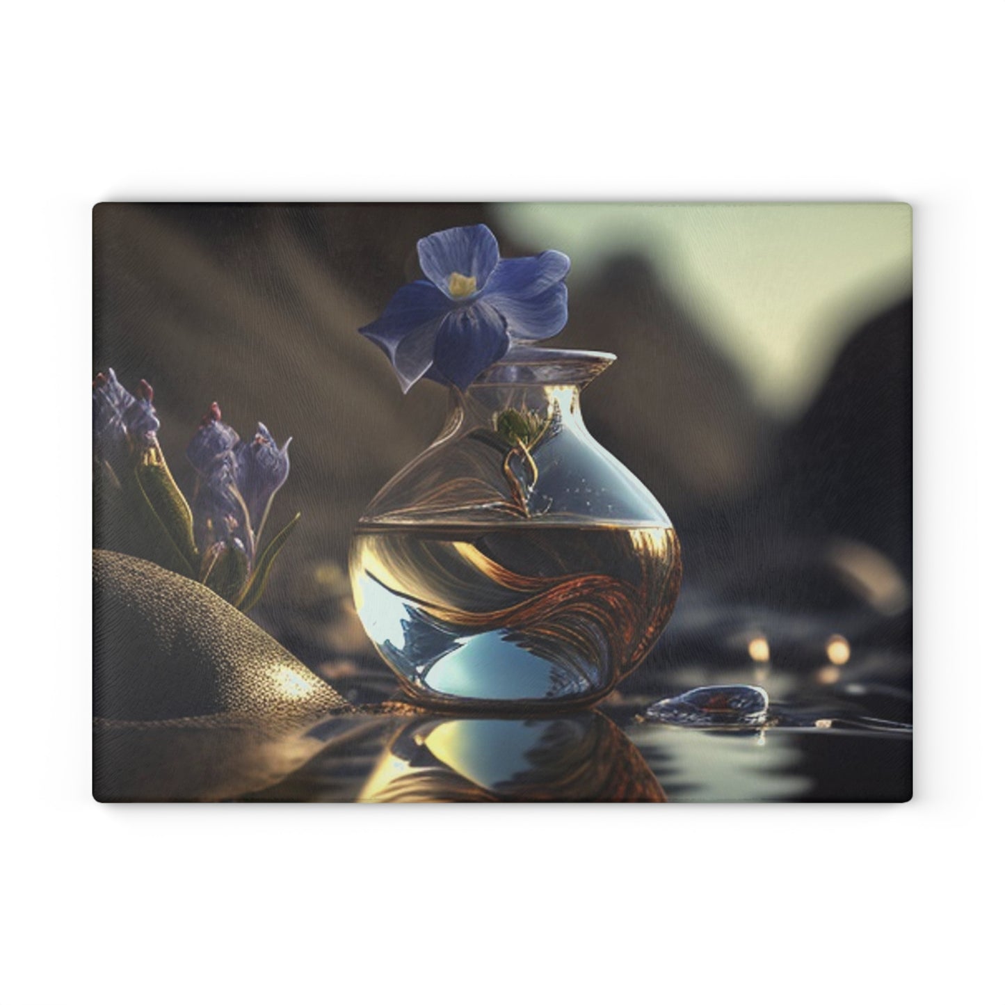 Glass Cutting Board The Bluebell 1