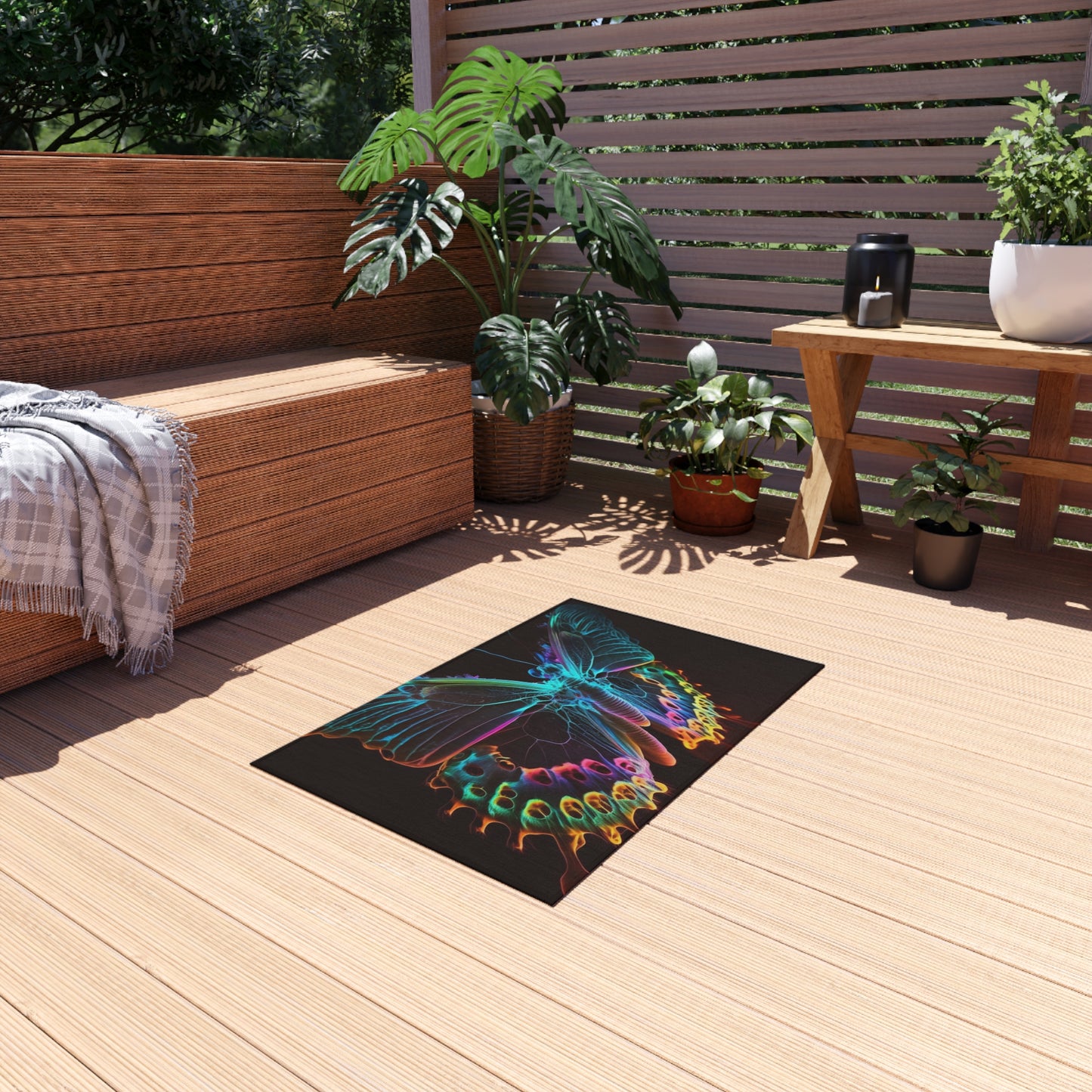 Outdoor Rug  Thermal Butterfly 2