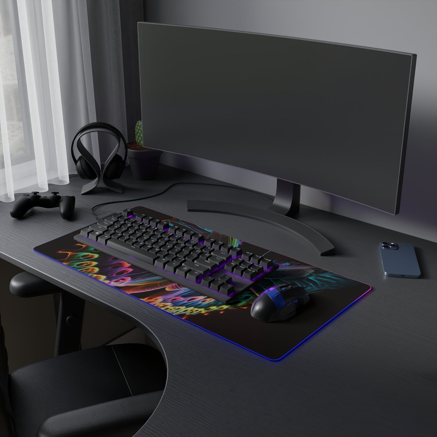 LED Gaming Mouse Pad Thermal Butterfly 2