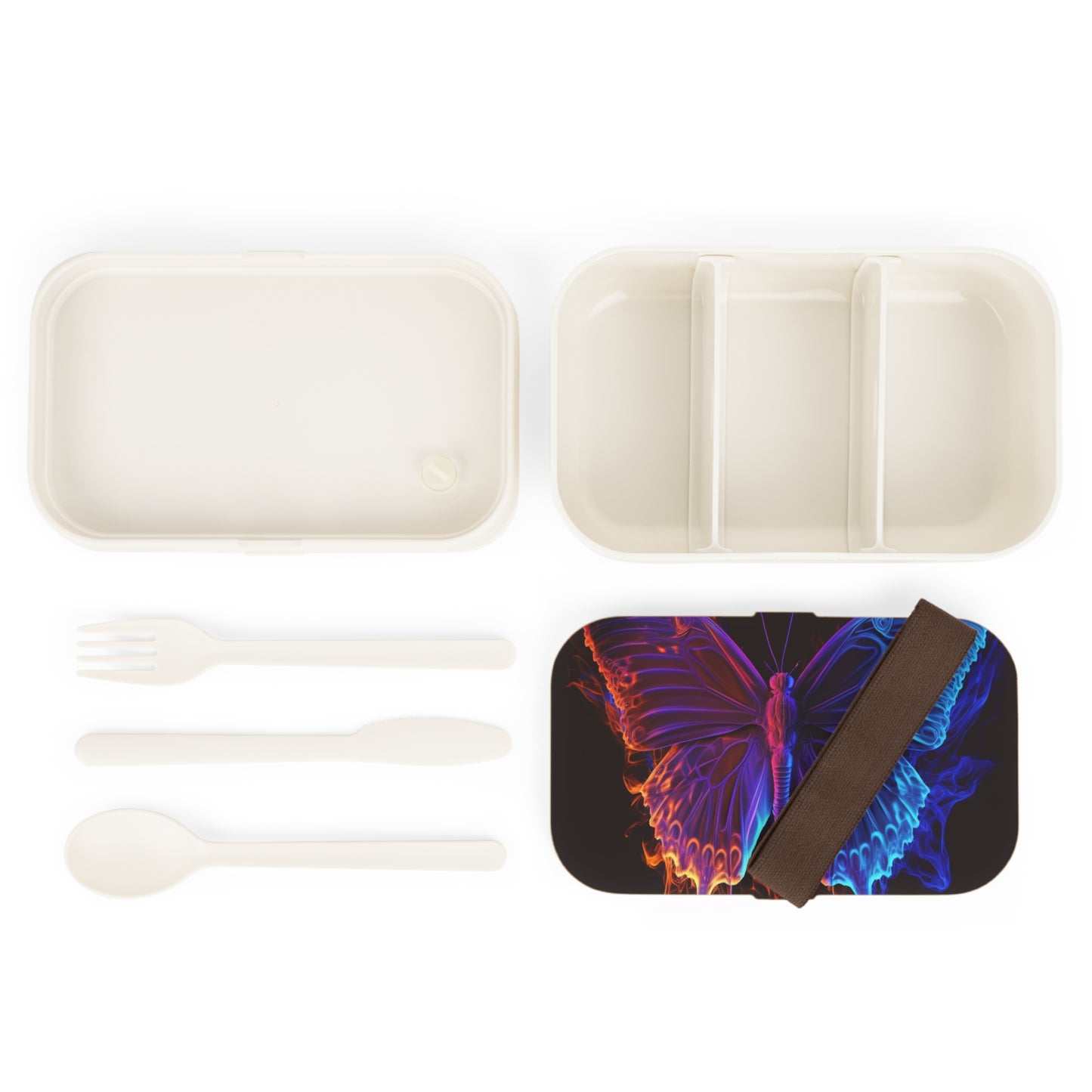 Bento Lunch Box Thermal Butterfly 1