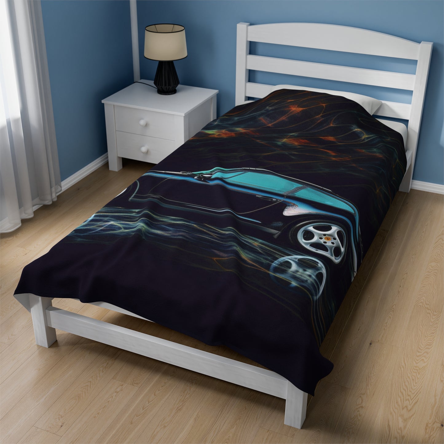 Velveteen Plush Blanket Porsche 933 2