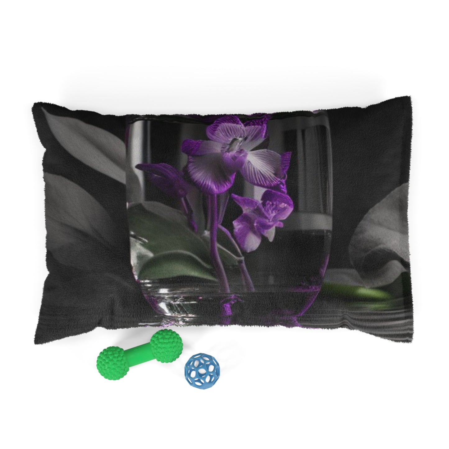 Pet Bed Purple Orchid Glass vase 1