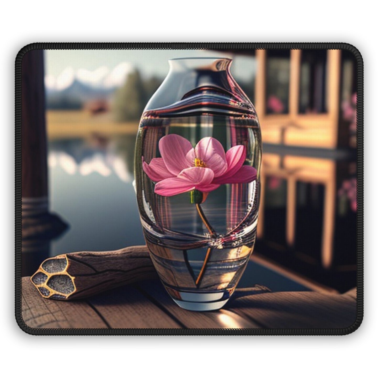 Gaming Mouse Pad  Pink Magnolia 2