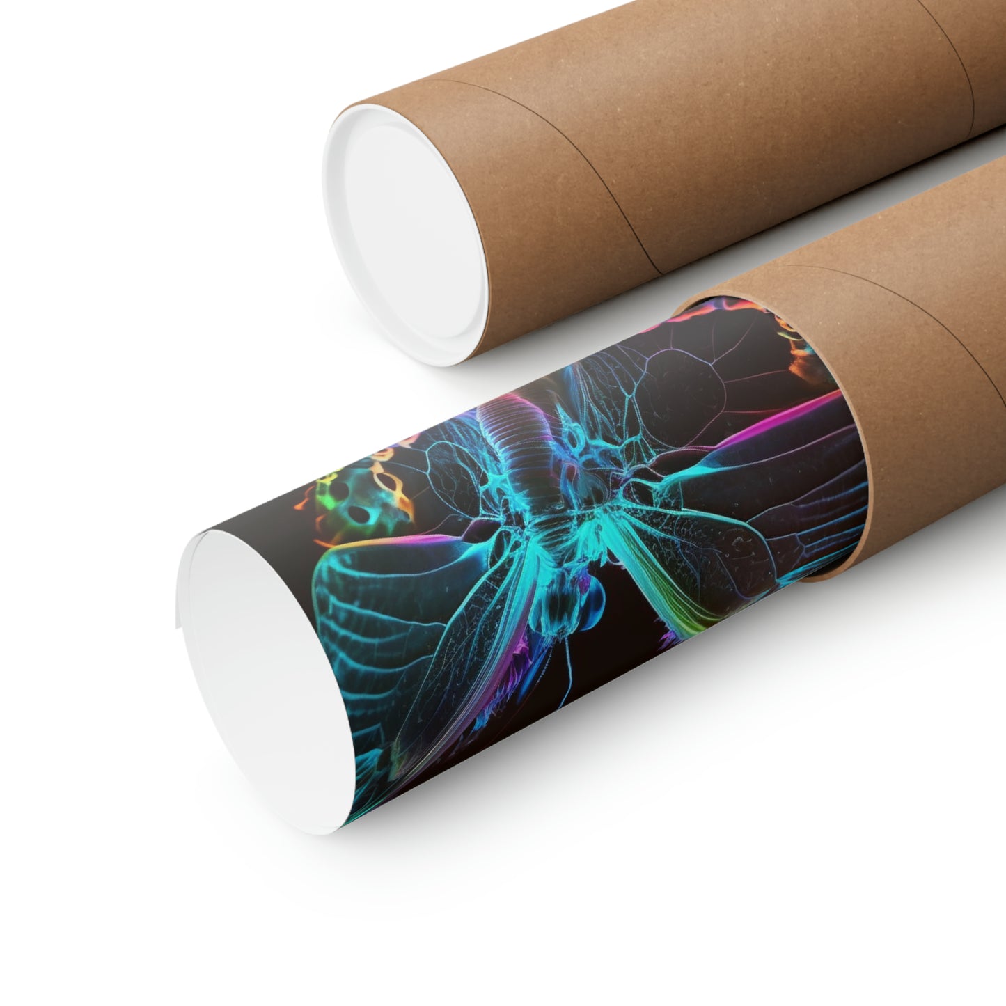 Premium Matte Vertical Posters Thermal Butterfly 2