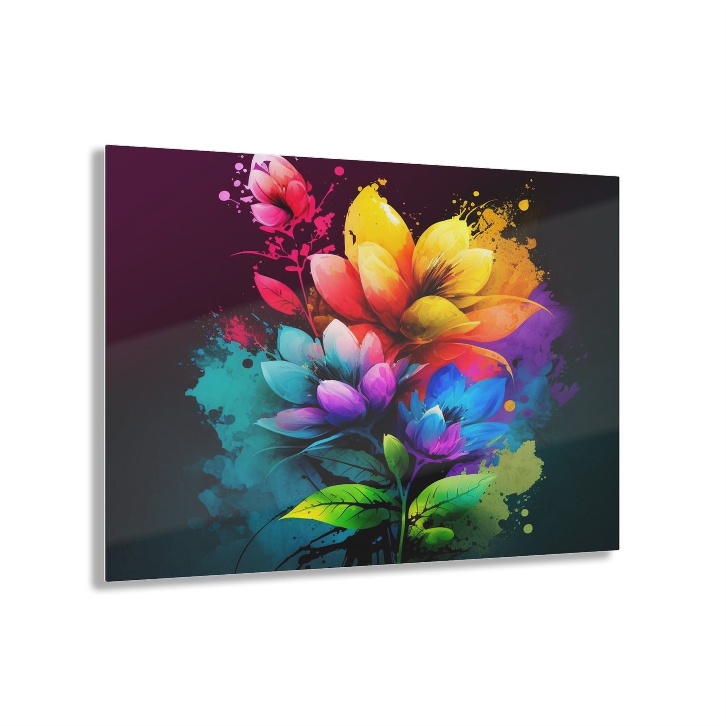 Acrylic Prints Bright Spring Flowers 3