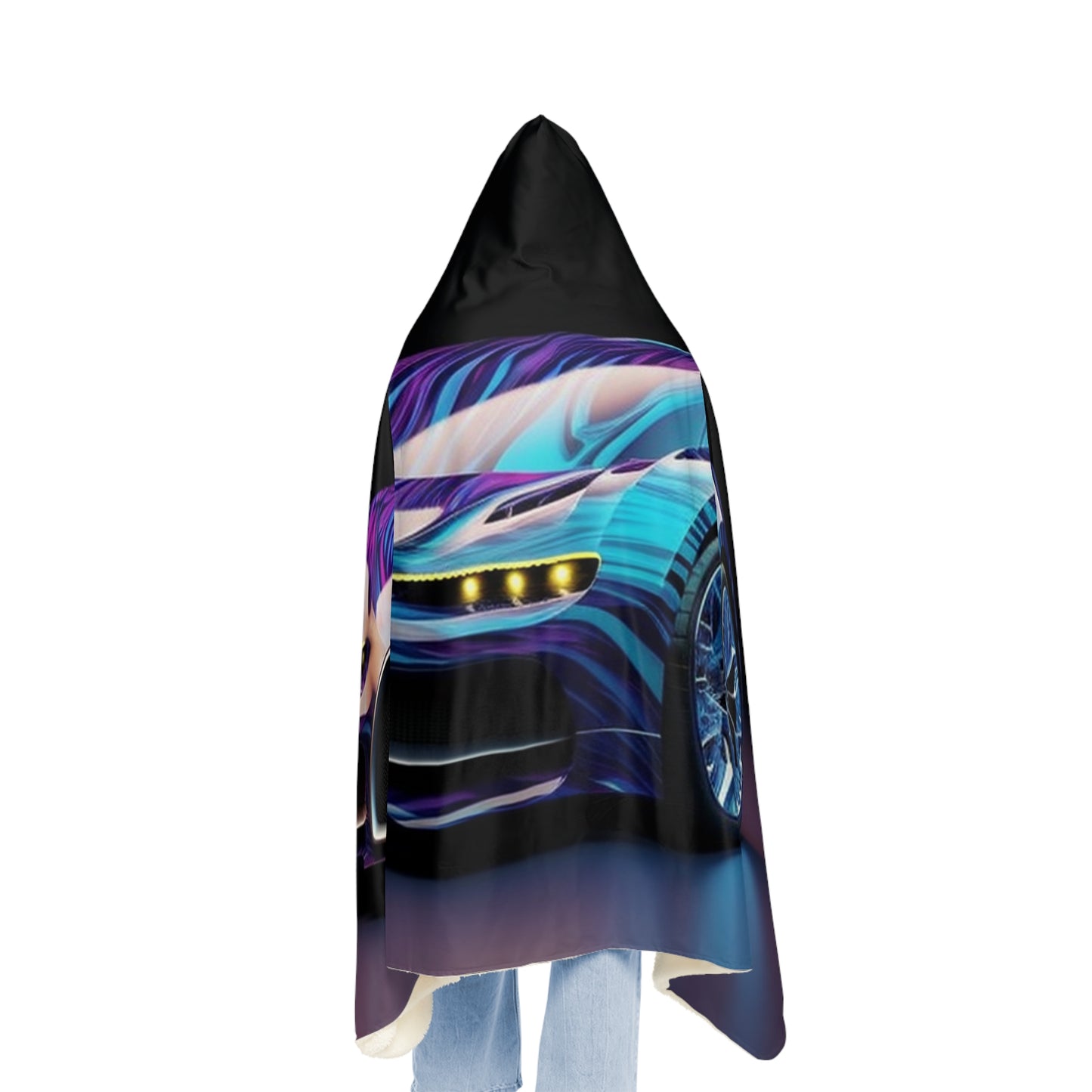 Snuggle Hooded Blanket Bugatti Abstract Flair 3