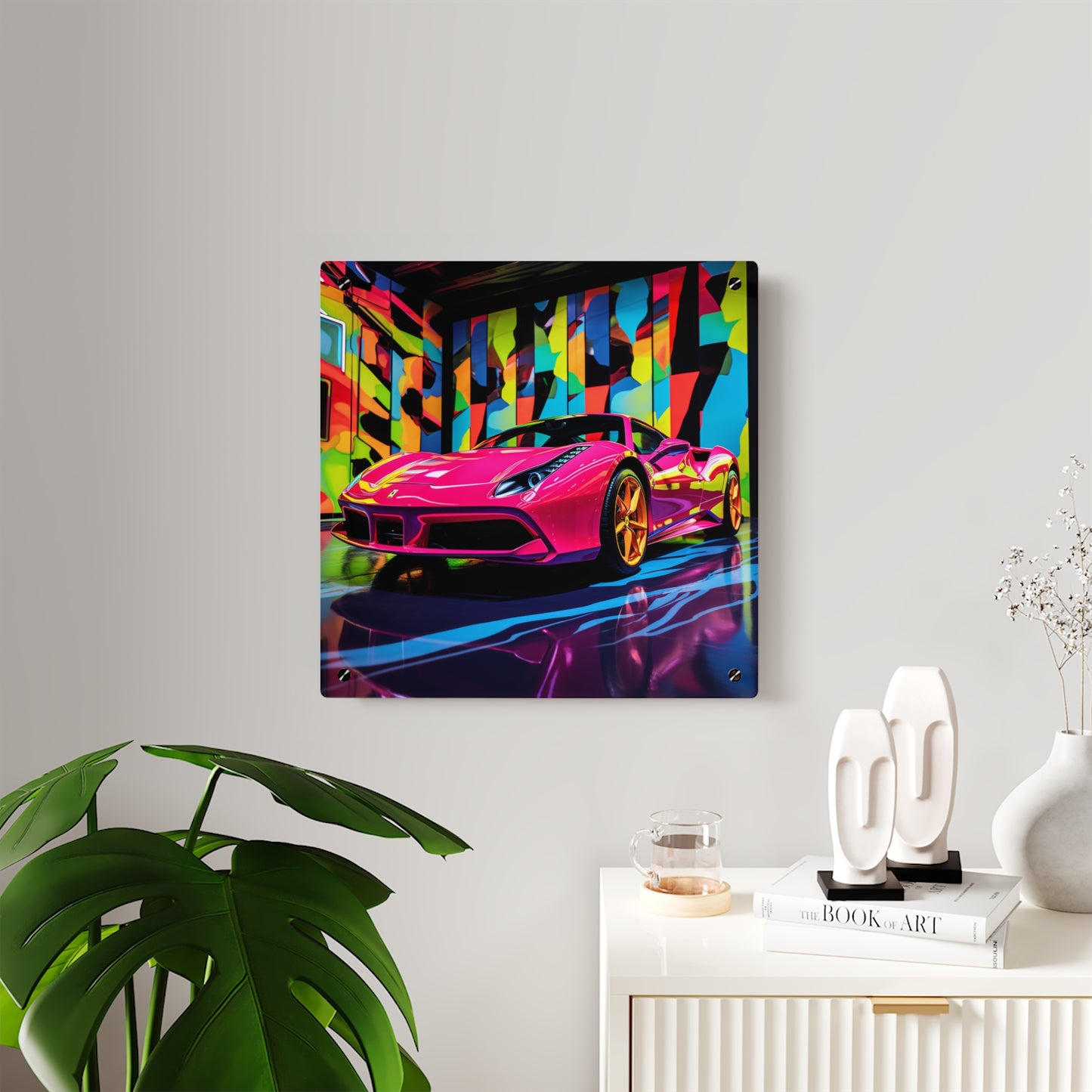 Acrylic Wall Art Panels Ferrari Flair Macro 1