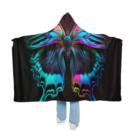 Snuggle Hooded Blanket Raw Florescent Glow 1