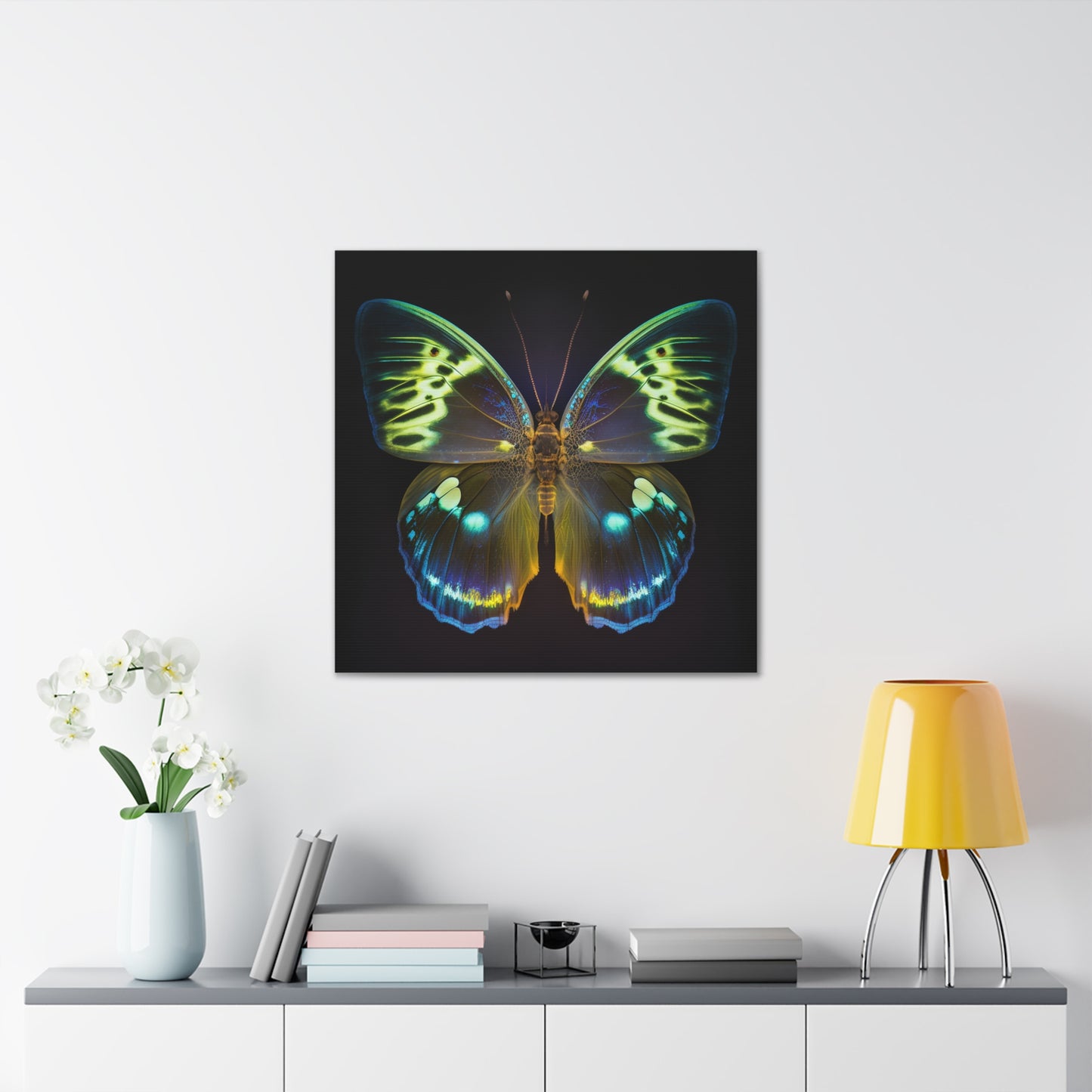 Canvas Gallery Wraps Neon Hue Butterfly 1
