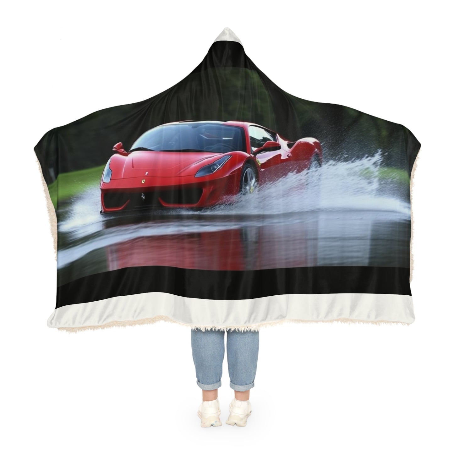 Snuggle Hooded Blanket Water Ferrari Splash 2