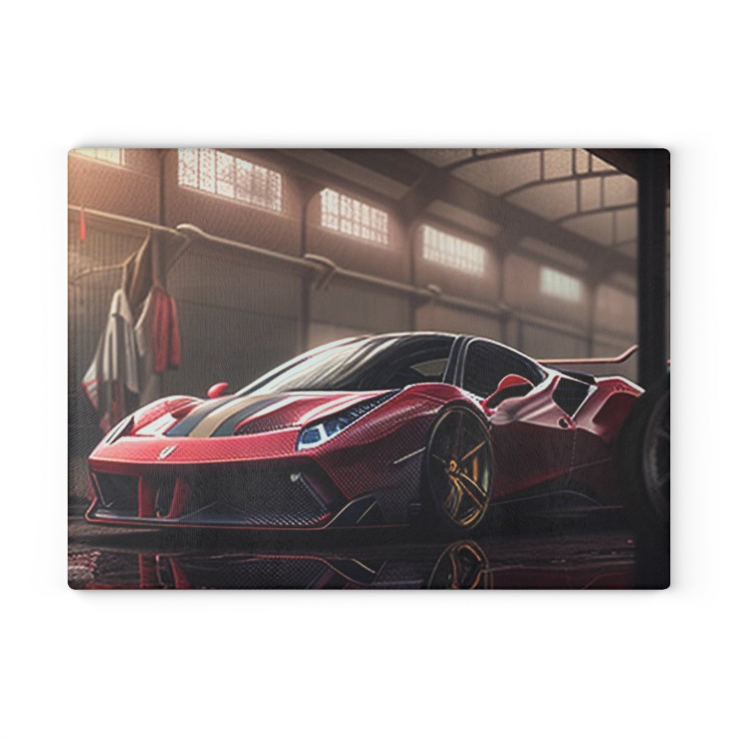 Glass Cutting Board Ferrari Hyper 4