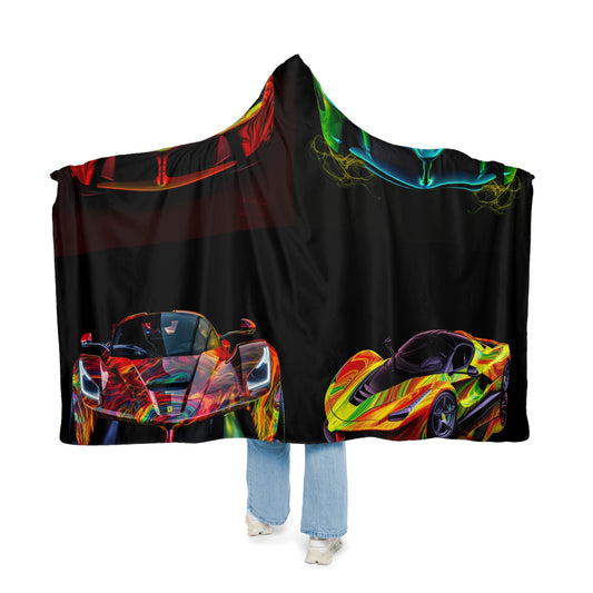 Snuggle Hooded Blanket Ferrari Neon 5