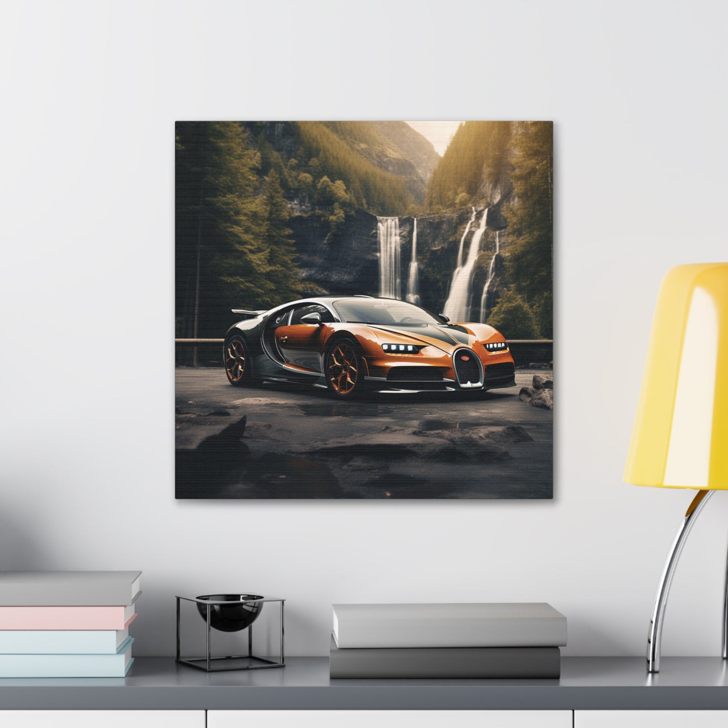 Canvas Gallery Wraps Bugatti Waterfall 3