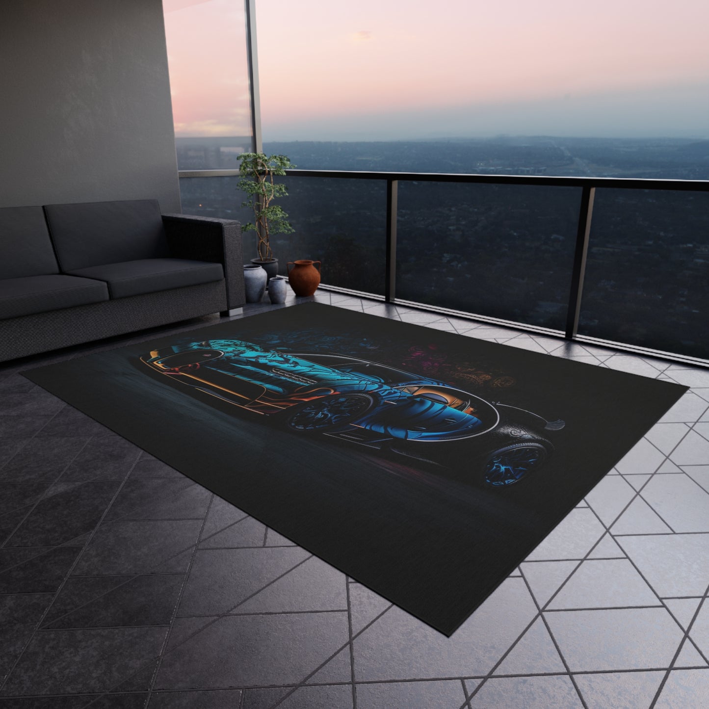 Outdoor Rug  Bugatti Blue 3