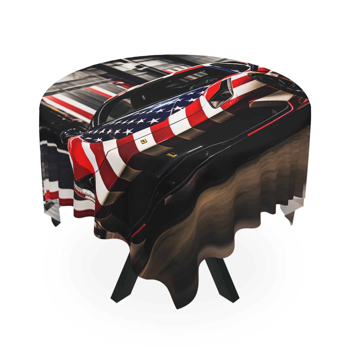 Tablecloth American Flag Farrari 3