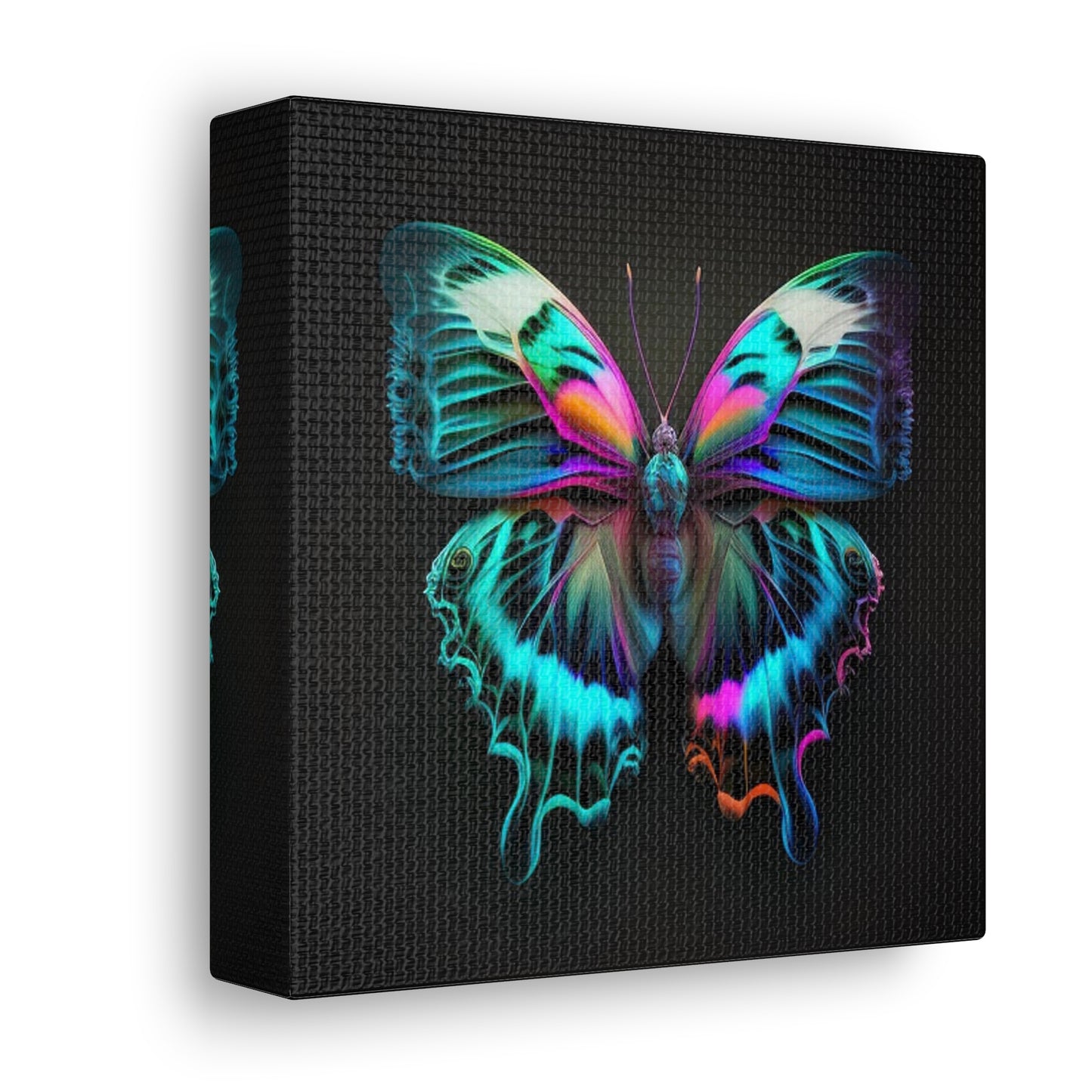 Canvas Gallery Wraps Neon Butterfly Fusion 4
