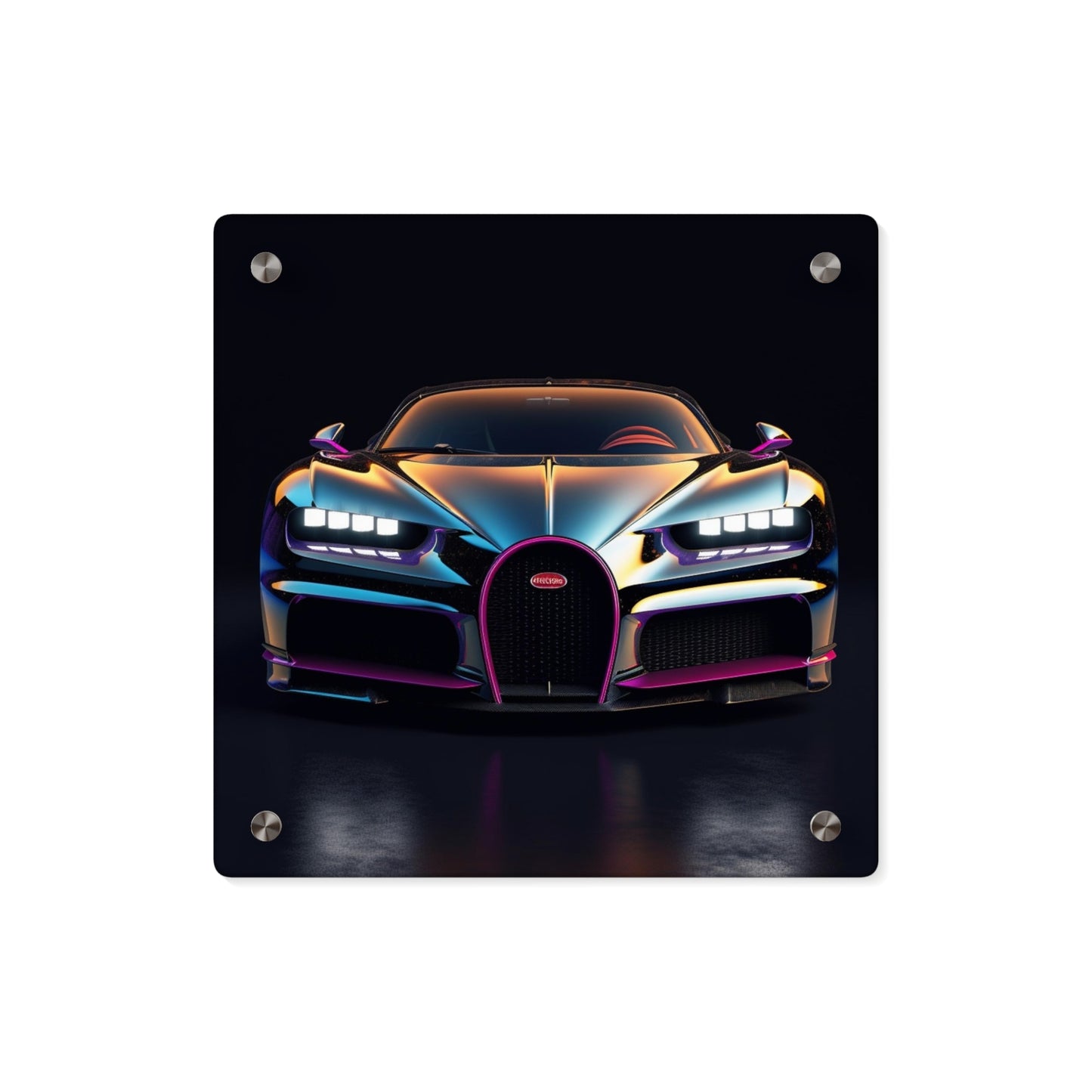 Acrylic Wall Art Panels Hyper Bugatti Chiron 1