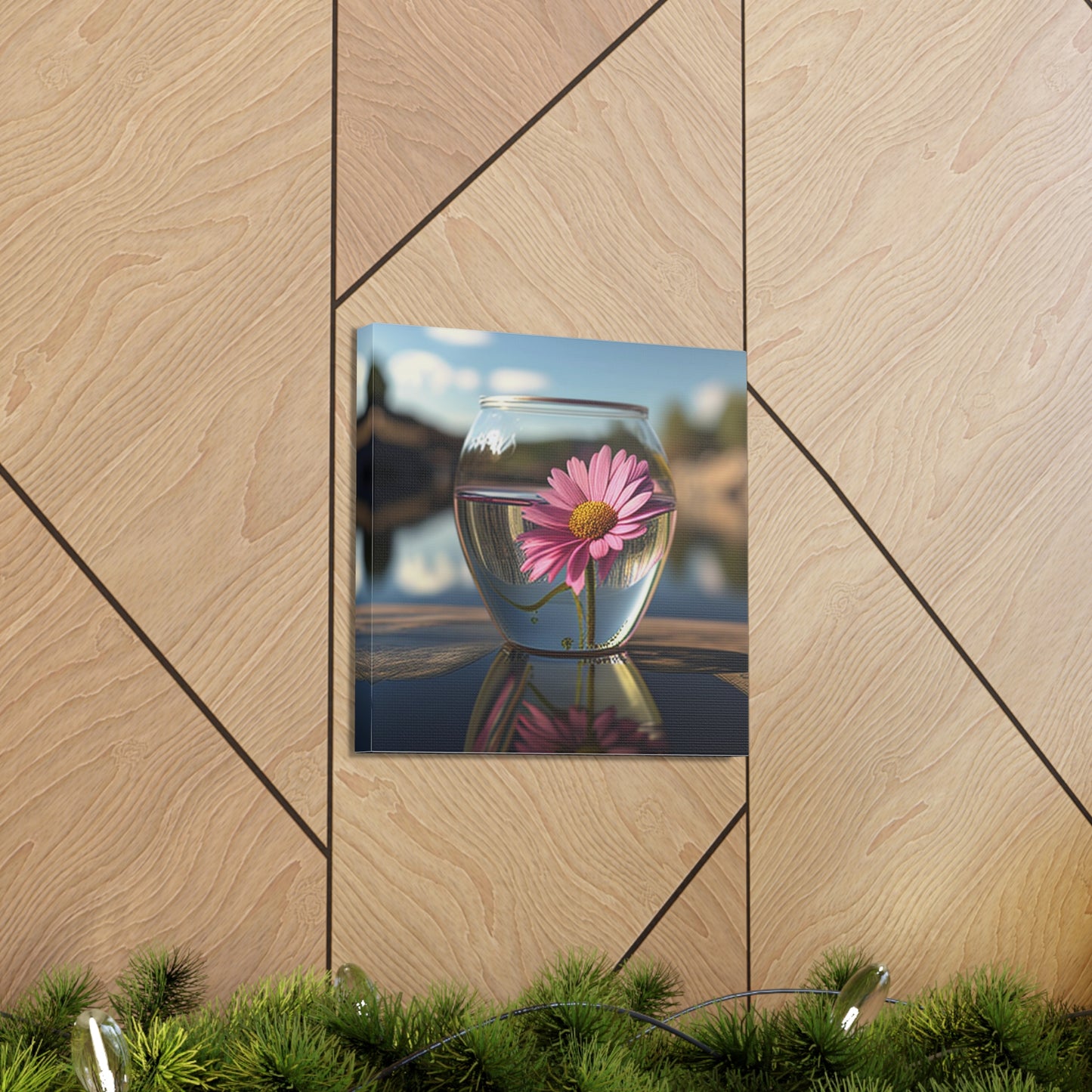 Canvas Gallery Wraps Pink Daisy 3