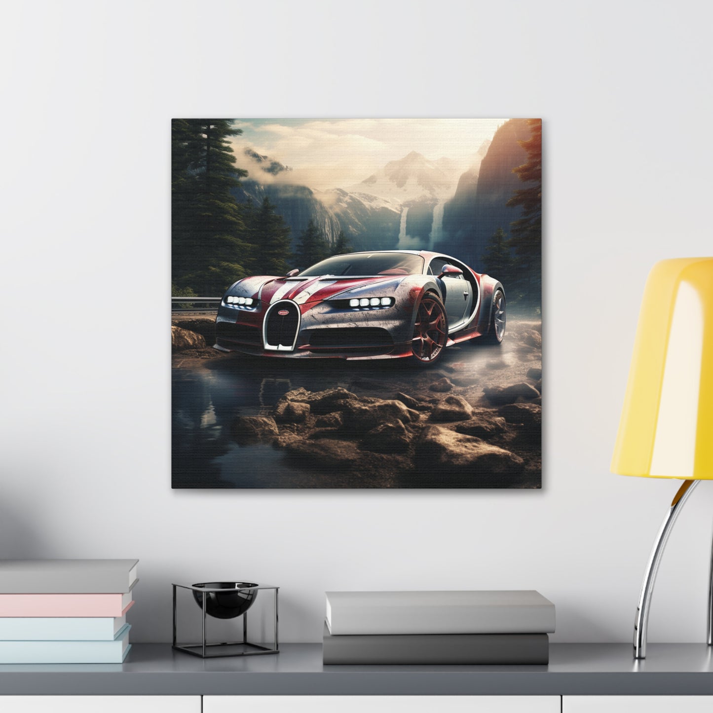 Canvas Gallery Wraps Bugatti Waterfall 4