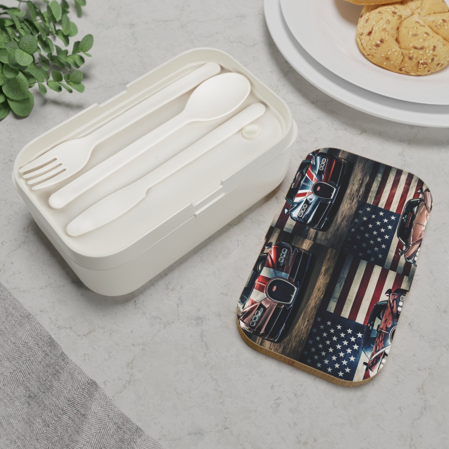 Bento Lunch Box Bugatti Flag 5