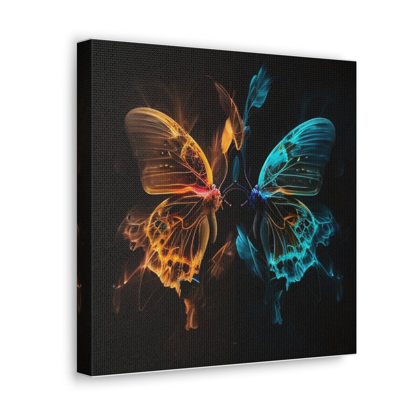 Canvas Gallery Wraps Kiss Neon Butterfly 2