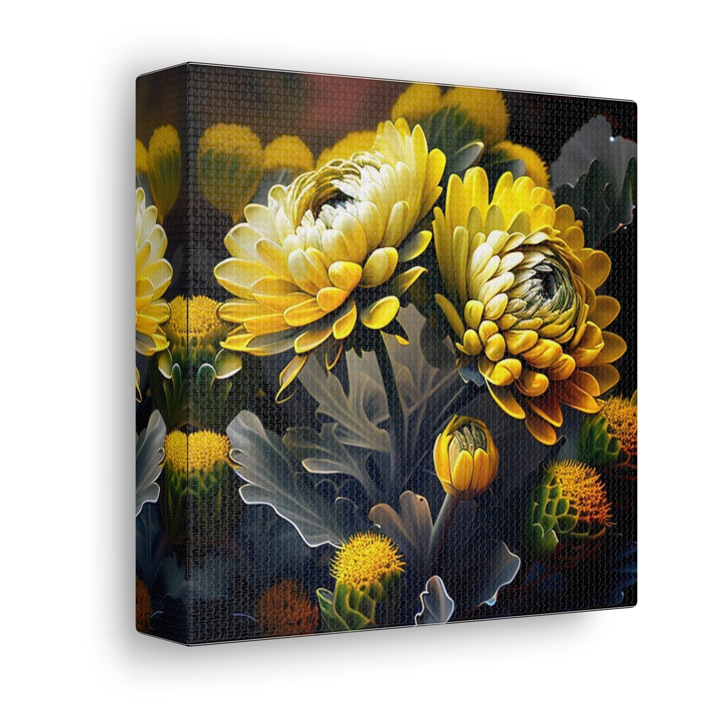 Canvas Gallery Wraps Yellow Hermosas Flores Amarillas 2