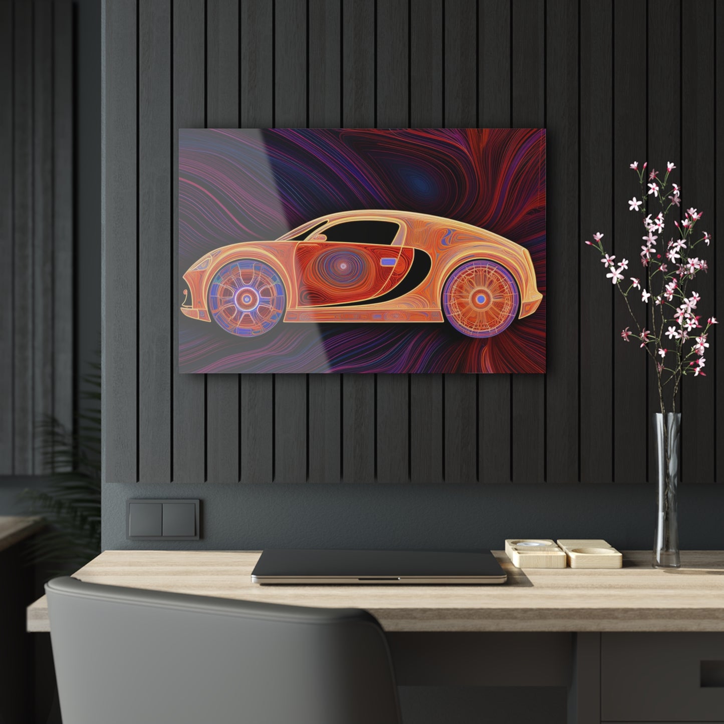 Acrylic Prints Bugatti Abstract Concept 2