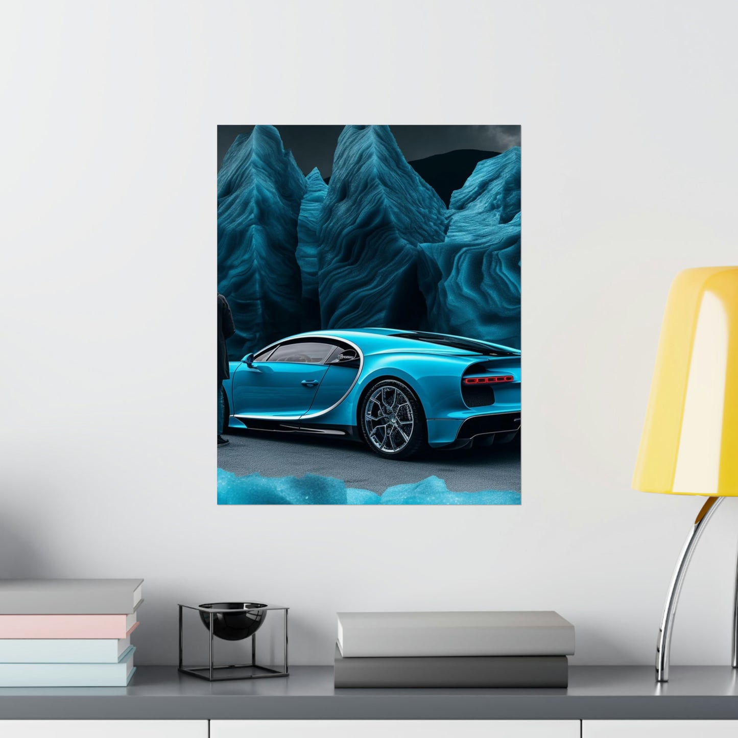 Premium Matte Vertical Posters Bugatti Real Look 3