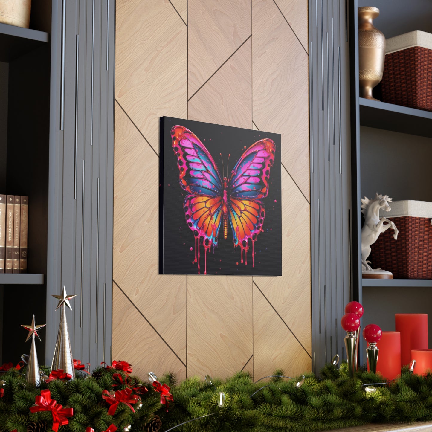 Canvas Gallery Wraps Pink Butterfly Flair 1