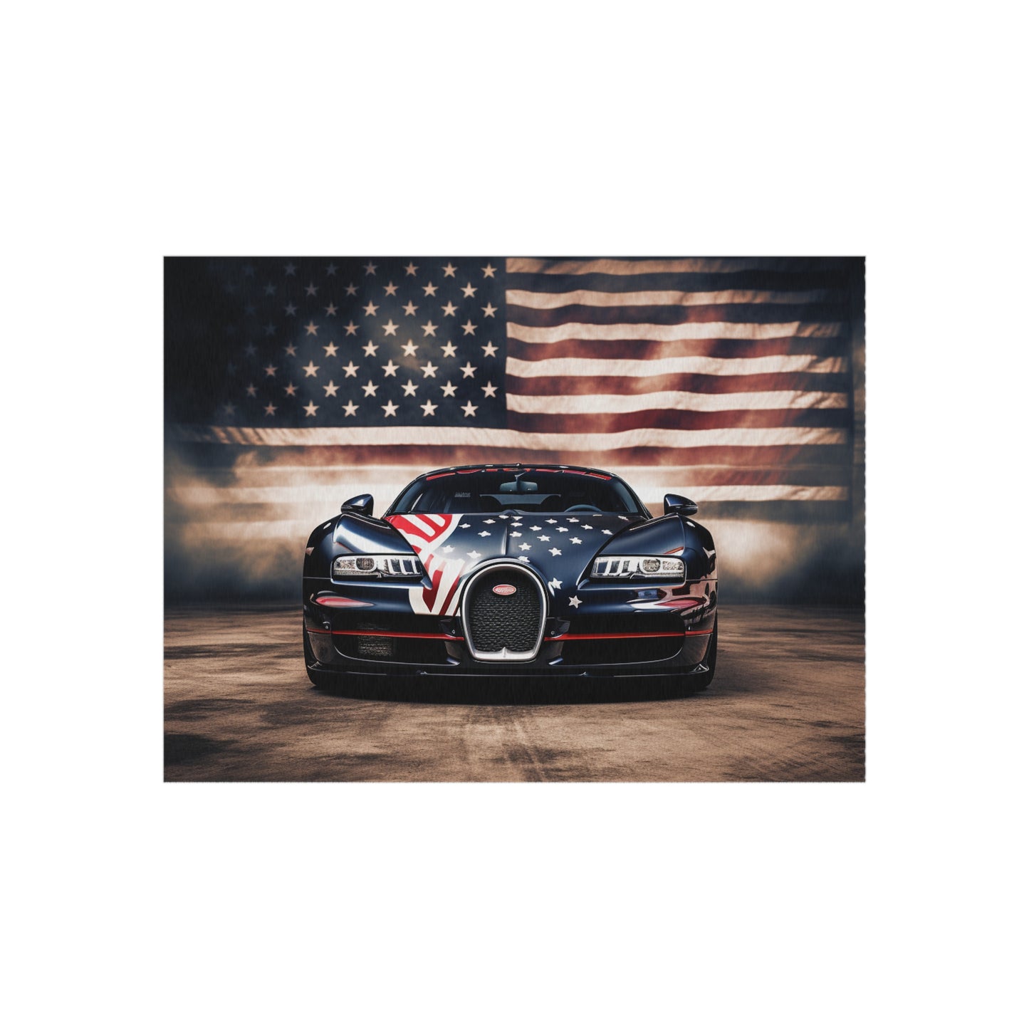 Outdoor Rug  Bugatti American Flag 2