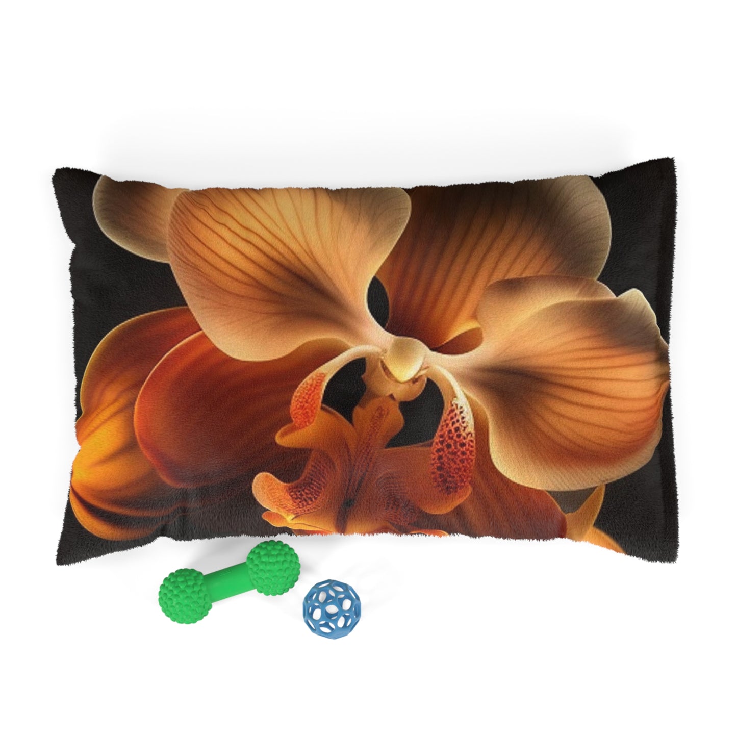 Pet Bed Orange Orchid 2