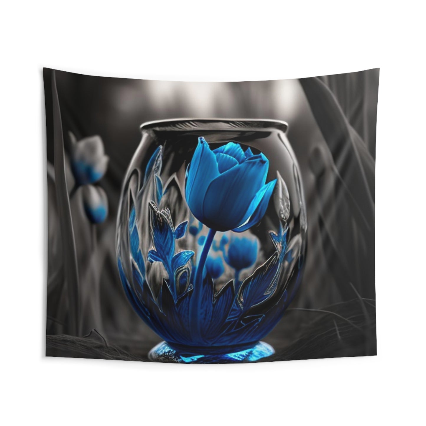 Indoor Wall Tapestries Tulip Blue 2
