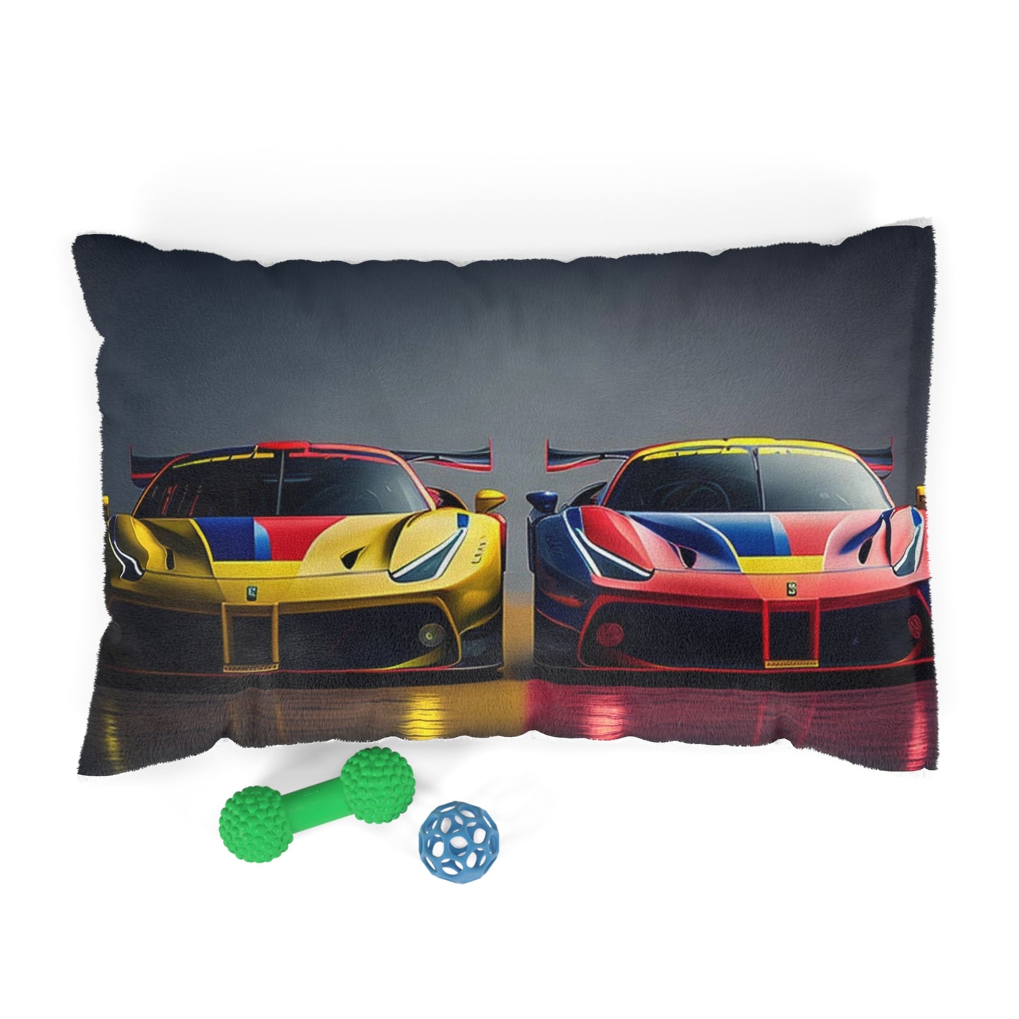 Pet Bed Ferrari Red Blue 1