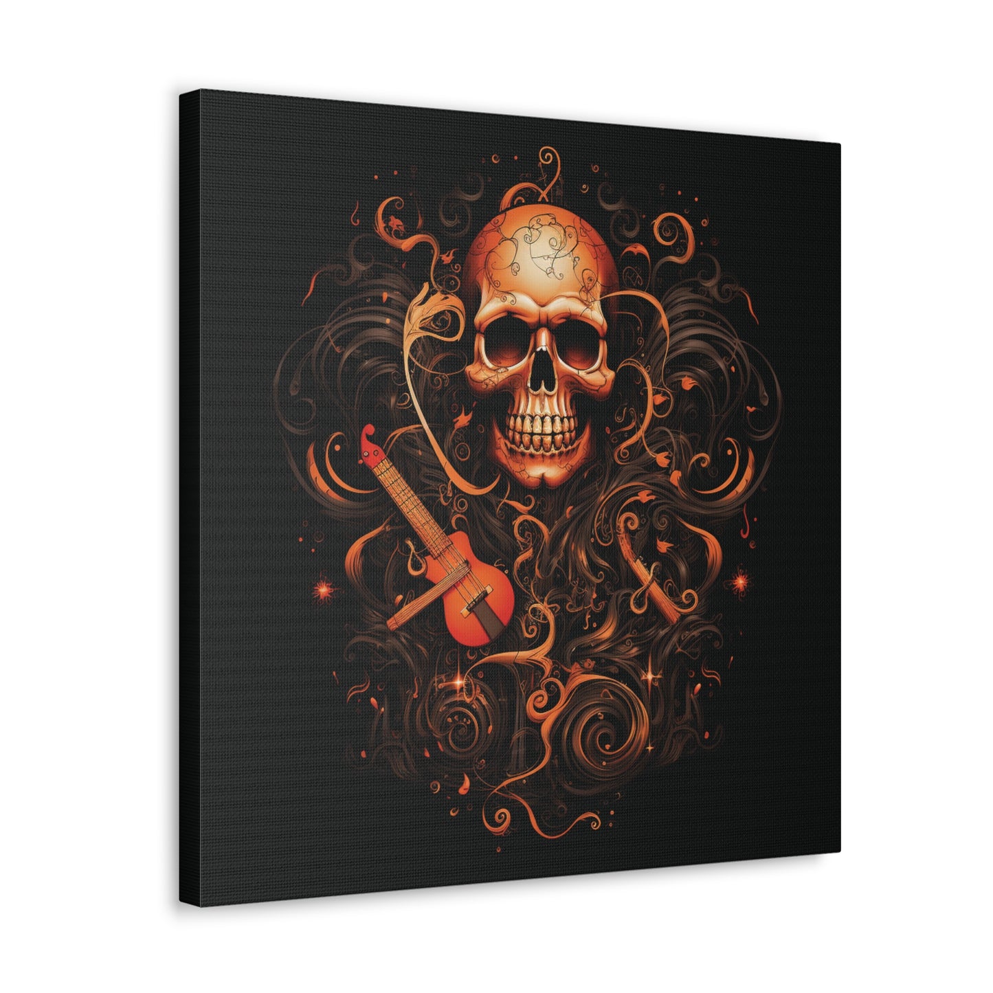 Canvas Gallery Wraps Skull Treble Clef 4