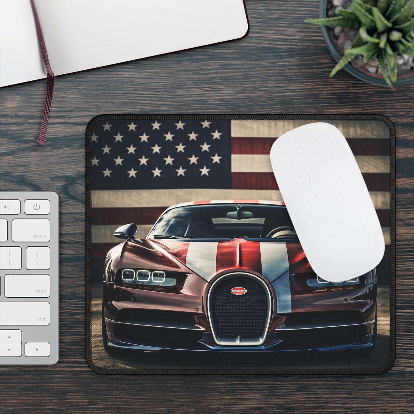 Gaming Mouse Pad  Bugatti Flag 1