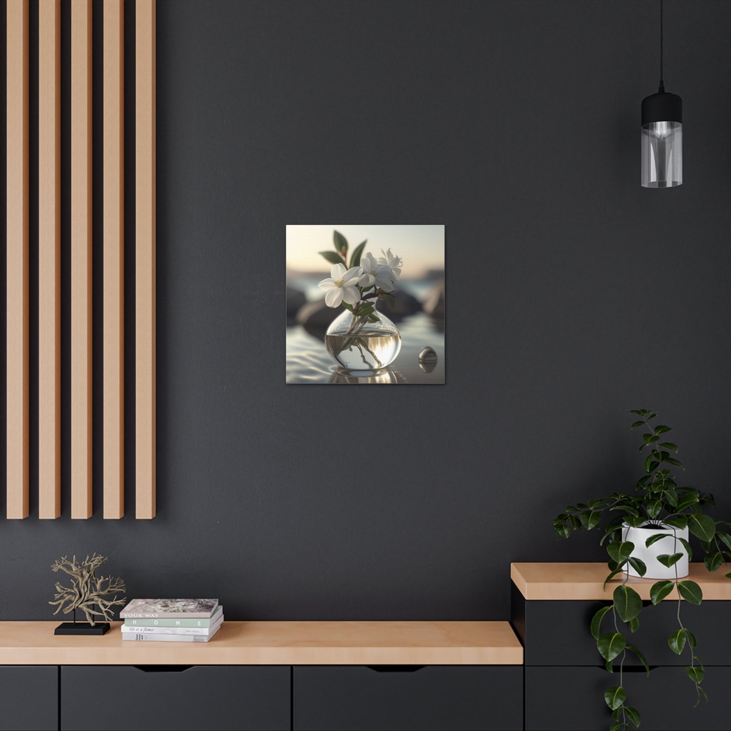 Canvas Gallery Wraps Jasmine glass vase 1
