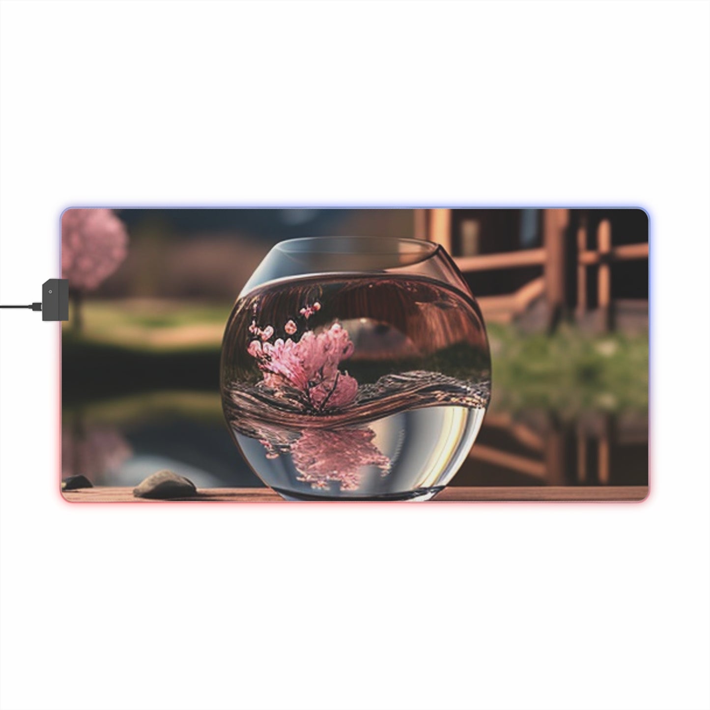 LED Gaming Mouse Pad Cherry Blossom 4