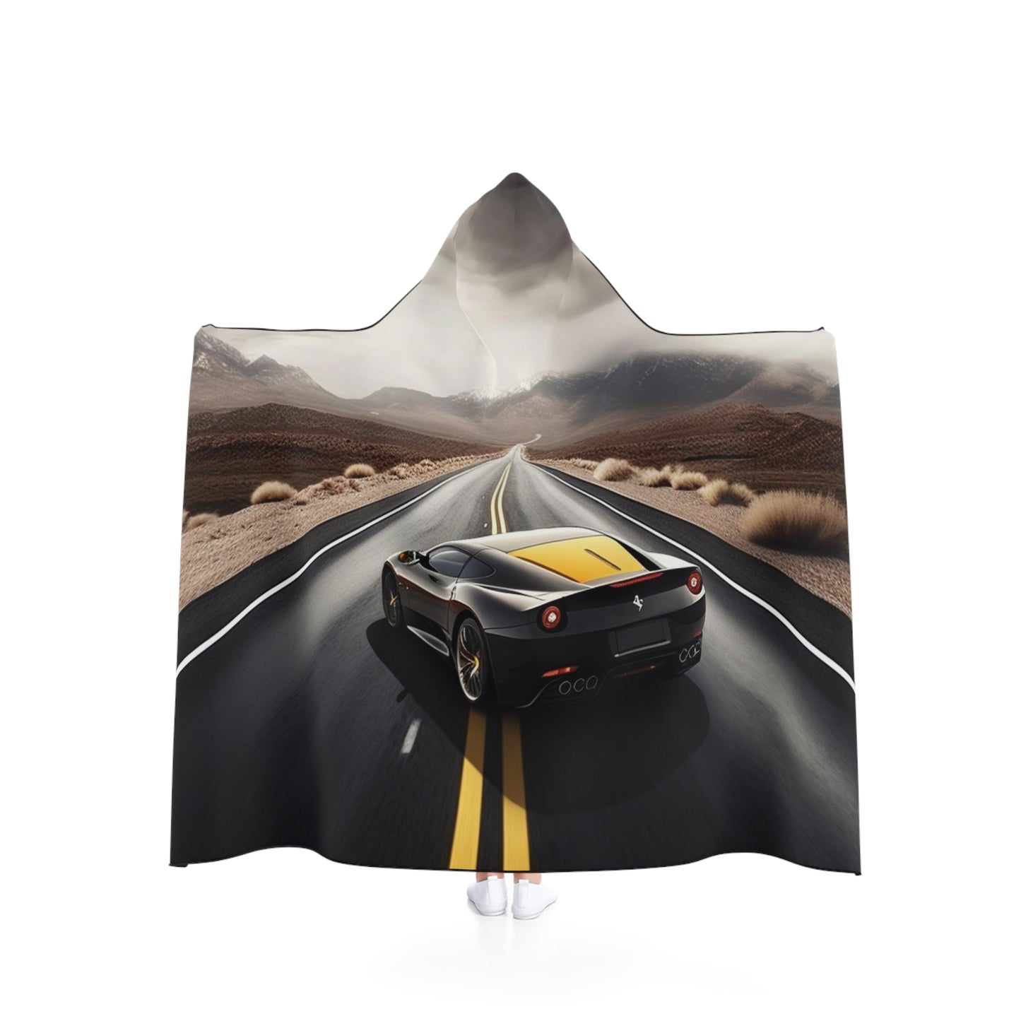 Hooded Blanket Ferrari Road 4