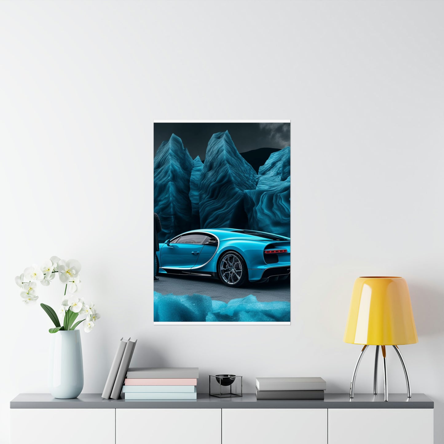 Premium Matte Vertical Posters Bugatti Real Look 3